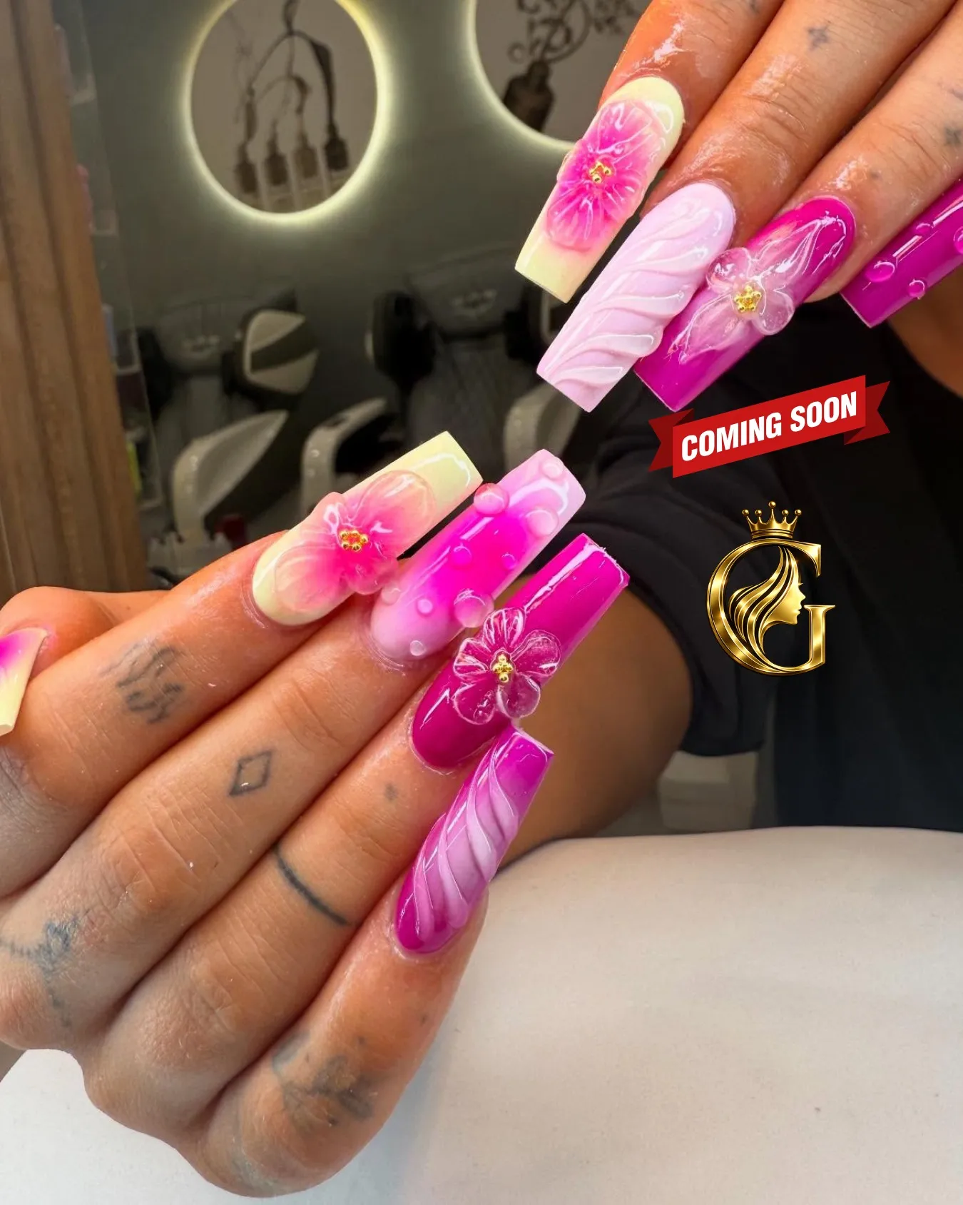 Nail Acrylic Polish Prep Work